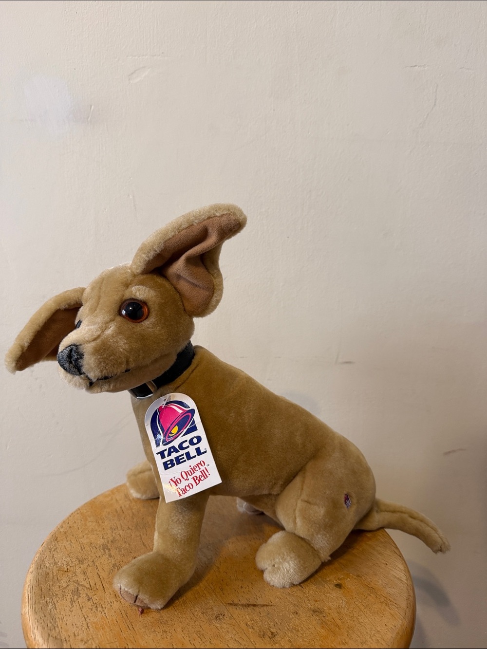 Taco Bell Chihuahua Plush Dog Toy - Tan